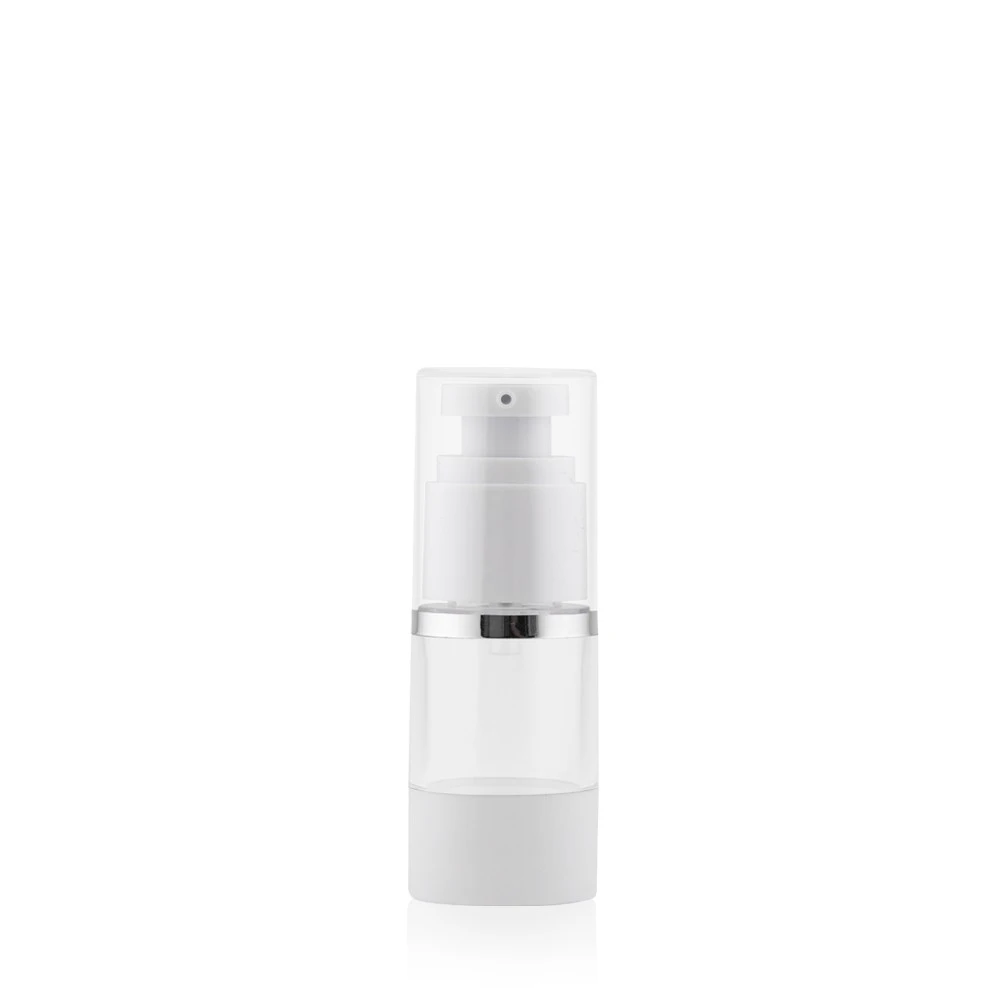 Frasco Airless Absolut Cristal e Prata 15ml