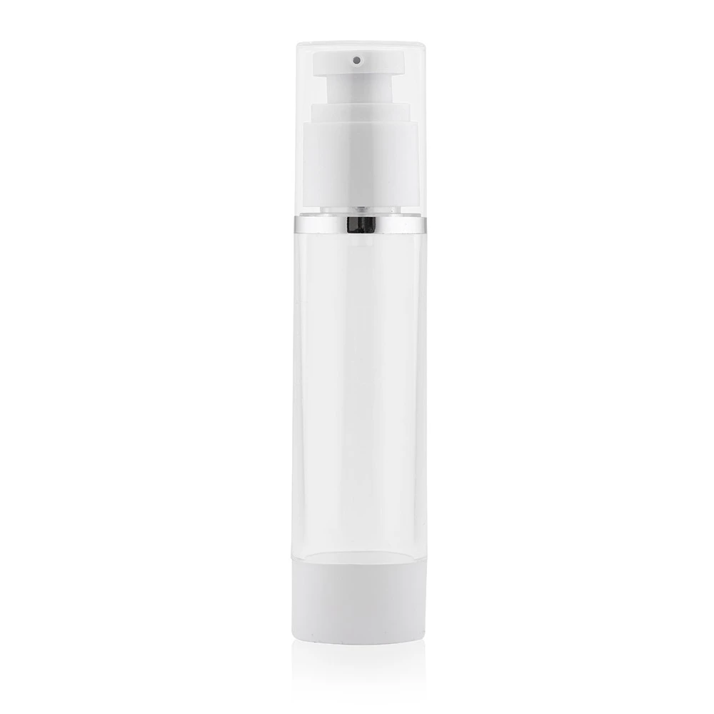 Frasco Airless Absolut Cristal e Prata 50ml