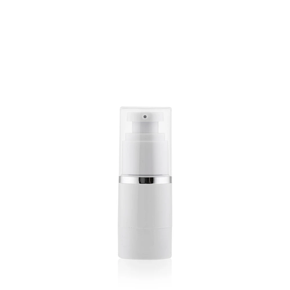 Frasco Airless Absolut Branco e Prata  15ml