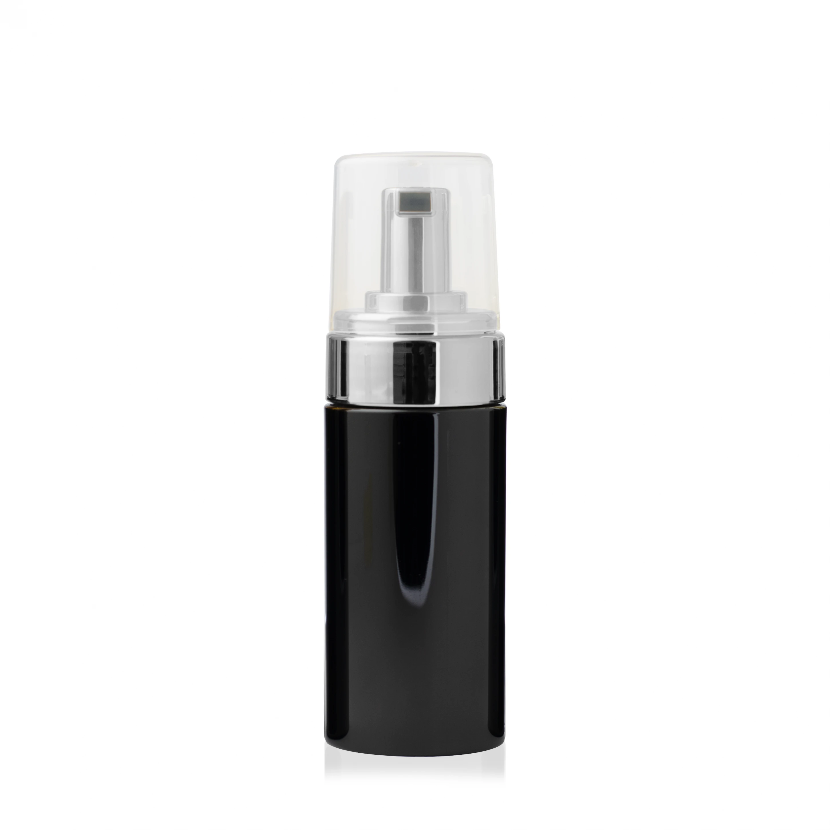 Espumador Preto com Válvula Prata 100ml