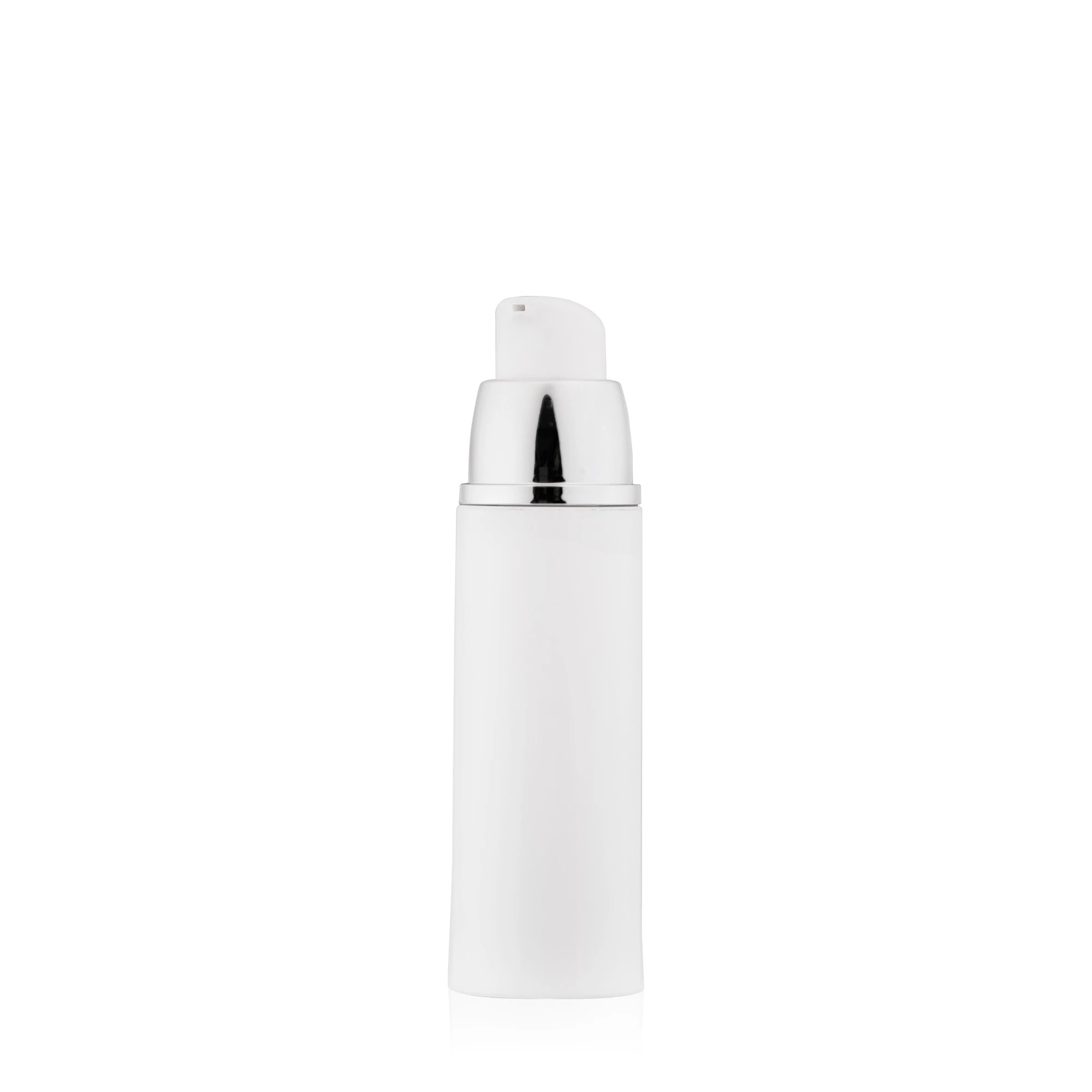Frasco Airless PTG Branco com Prata 30ml