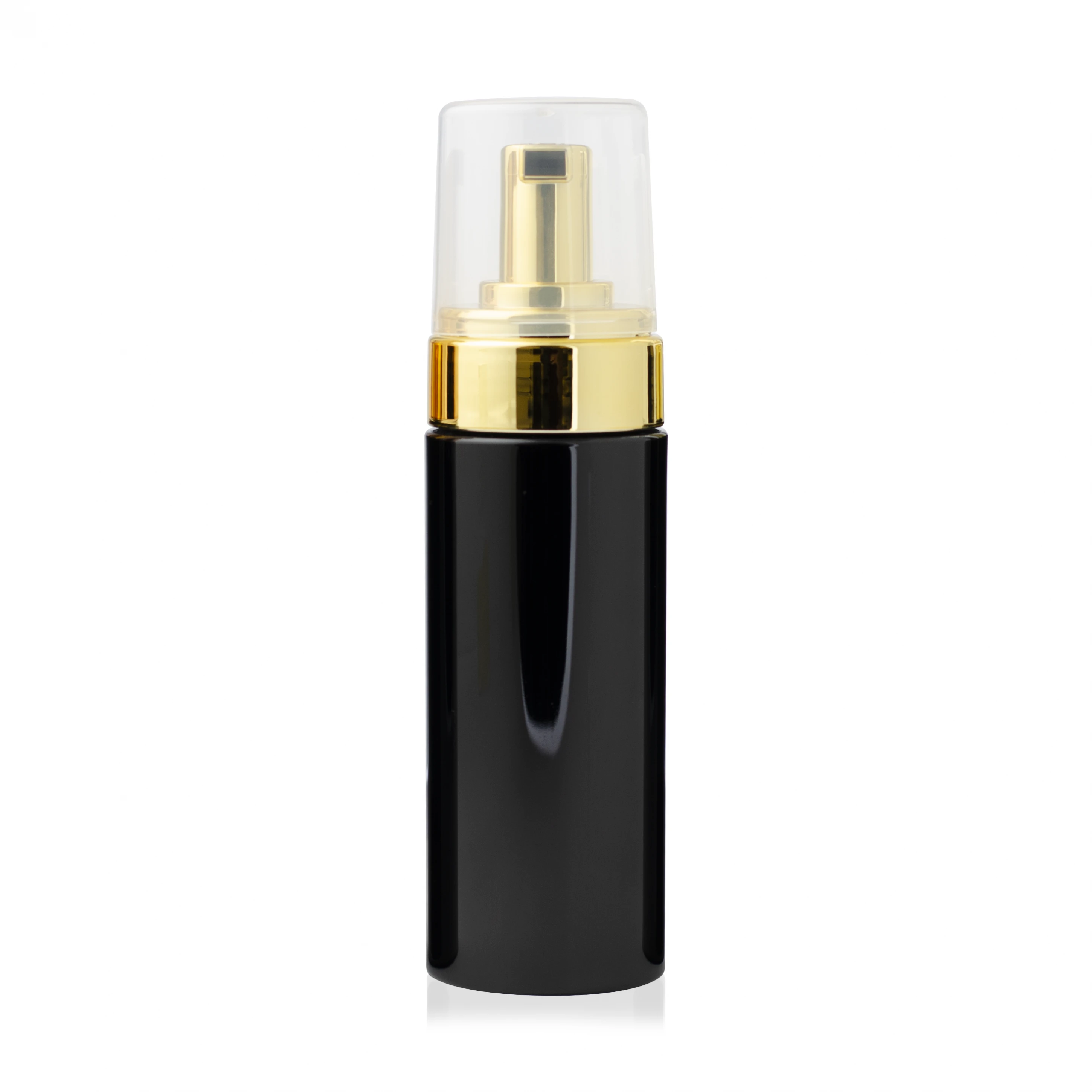 Espumador Preto com Válvula Dourada 150ml
