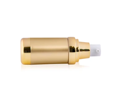 Frasco Airless Glam Dourado 15ml