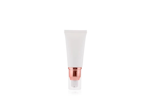 Bisnaga Branca Tube Pump Rosê 30ml