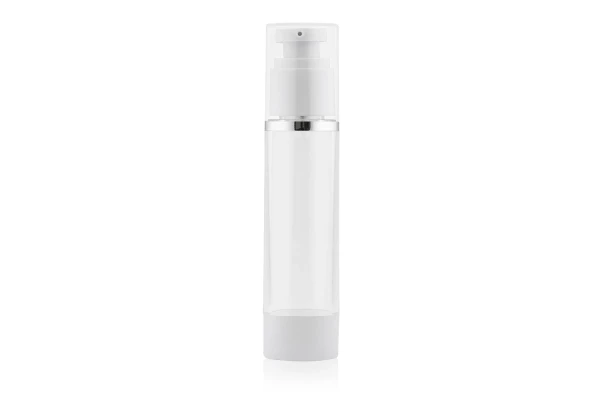 Frasco Airless Absolut Cristal e Prata 50ml
