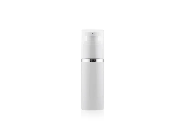 Frasco Airless Absolut Branco e Dourado  30ml
