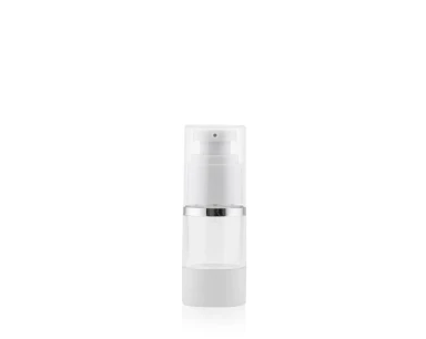 Frasco Airless Absolut Cristal e Prata 15ml