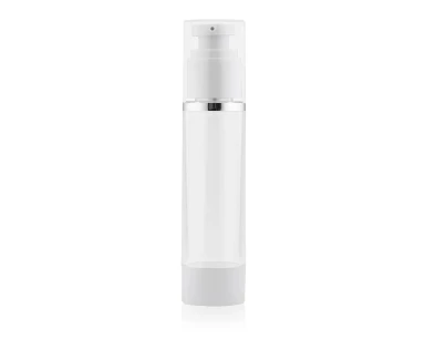 Frasco Airless Absolut Cristal e Prata 50ml