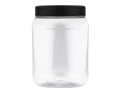 Pote Pet Boca Larga Cristal 1000ml