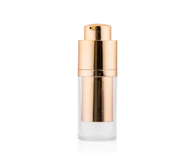 Frasco Airless Lift Pump Dourado 15ml